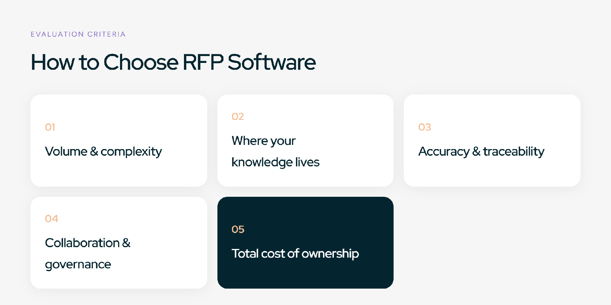 How to Choose RFP Software