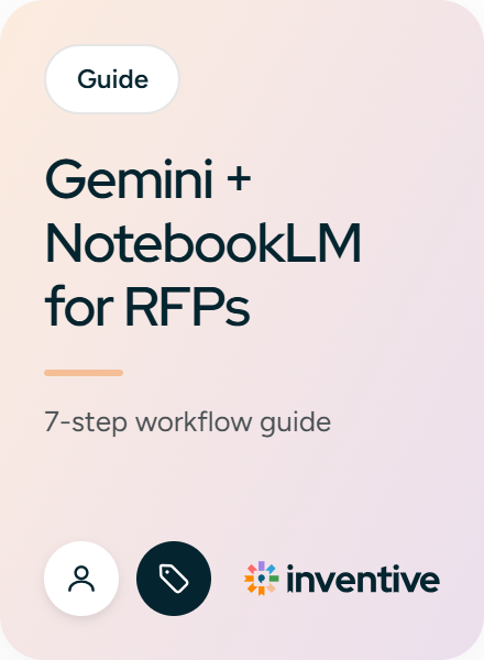 Gemini + NotebookLM for RFPs: How to Use Google's AI for RFP Responses