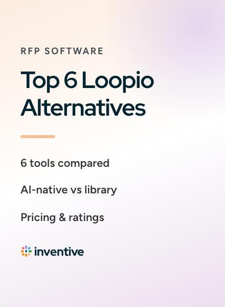 Top 6 Loopio Alternatives and Competitors in 2026: AI-Native and Library-Based