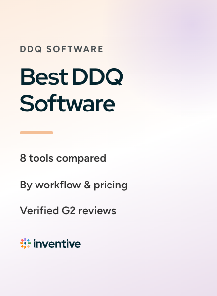 Best DDQ Software in 2026: 8 Tools Compared by Workflow, Pricing and Reviews