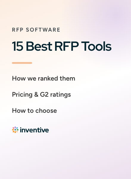 15 Best RFP Software and Tools in 2026: Ranked and Reviewed