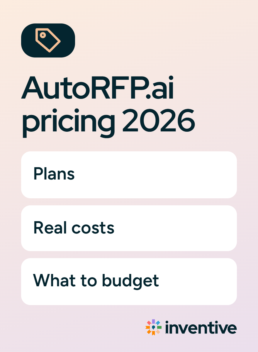 AutoRFP.ai Pricing in 2026: Plans, Real Costs, and What to Budget