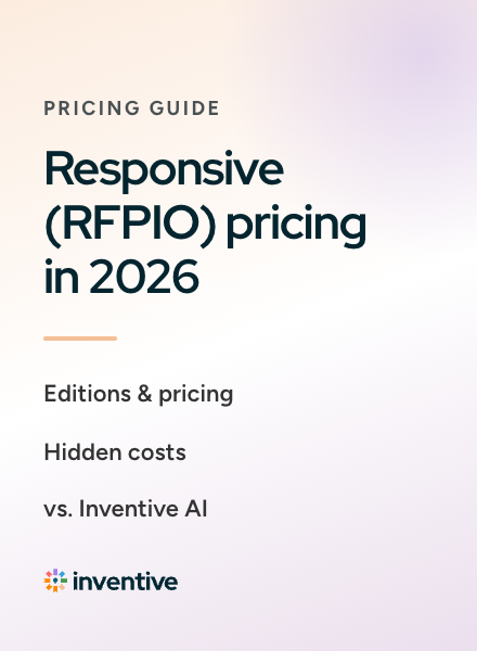 How Much Does Responsive (RFPIO) Cost in 2026? Pricing, Features and Reviews