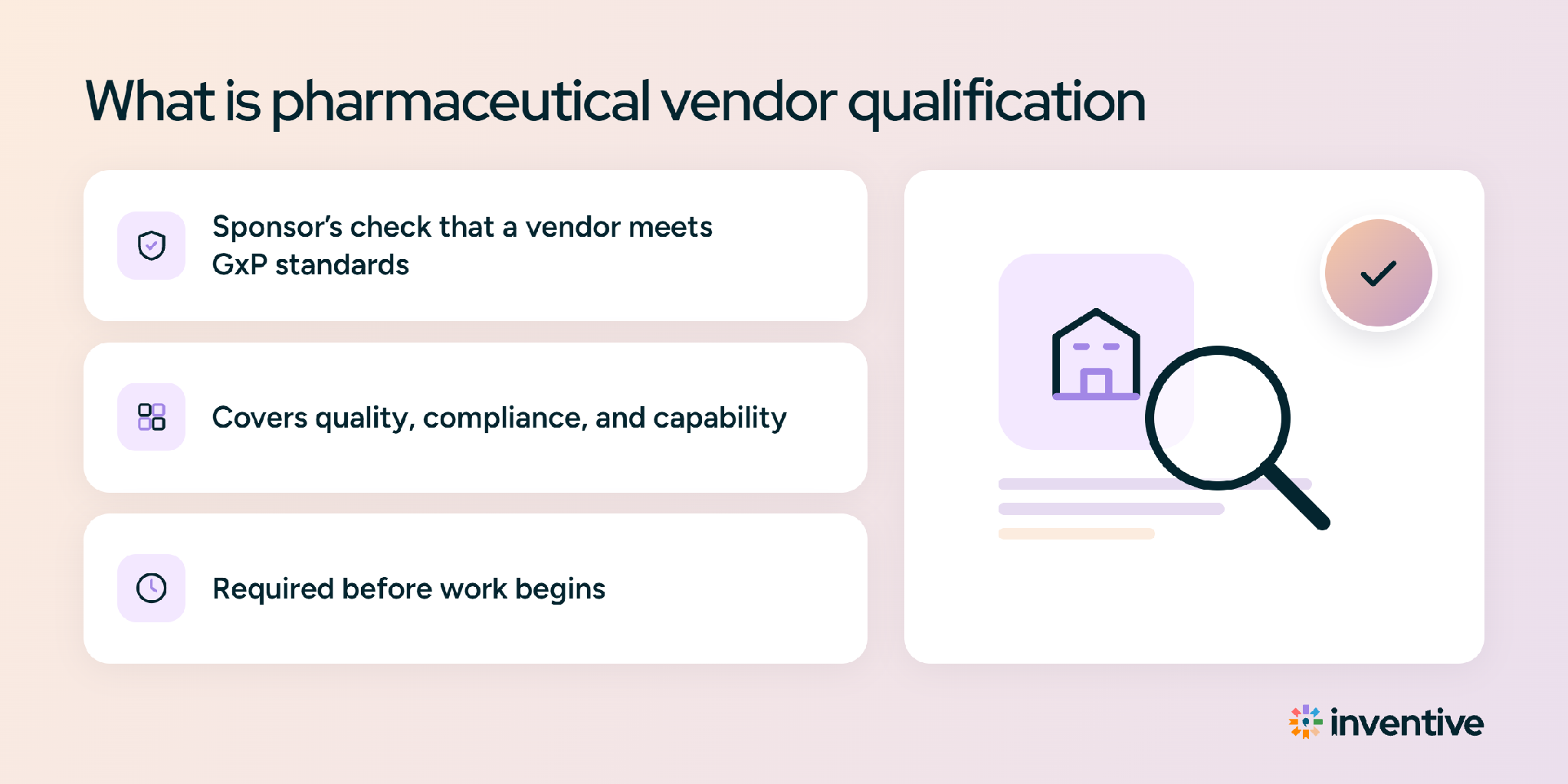 What is pharmaceutical vendor qualification