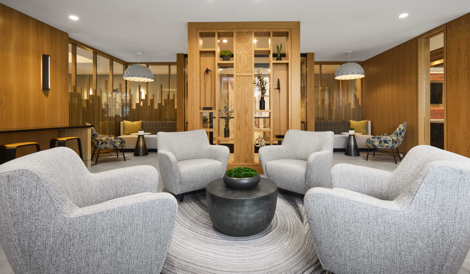 Robinson at One University — interior view 1