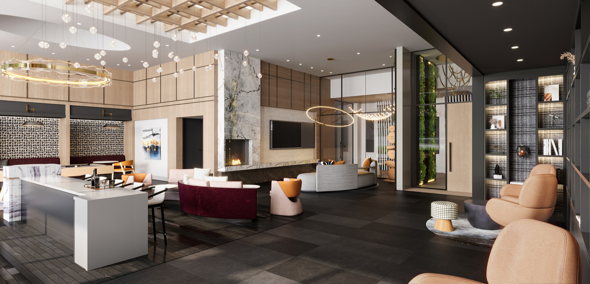 Converge West Falls — interior view 1