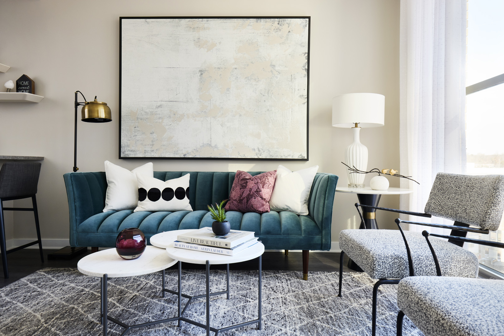 Carlyle Crossing: Easton Model Home — interior design by Hartman Design Group