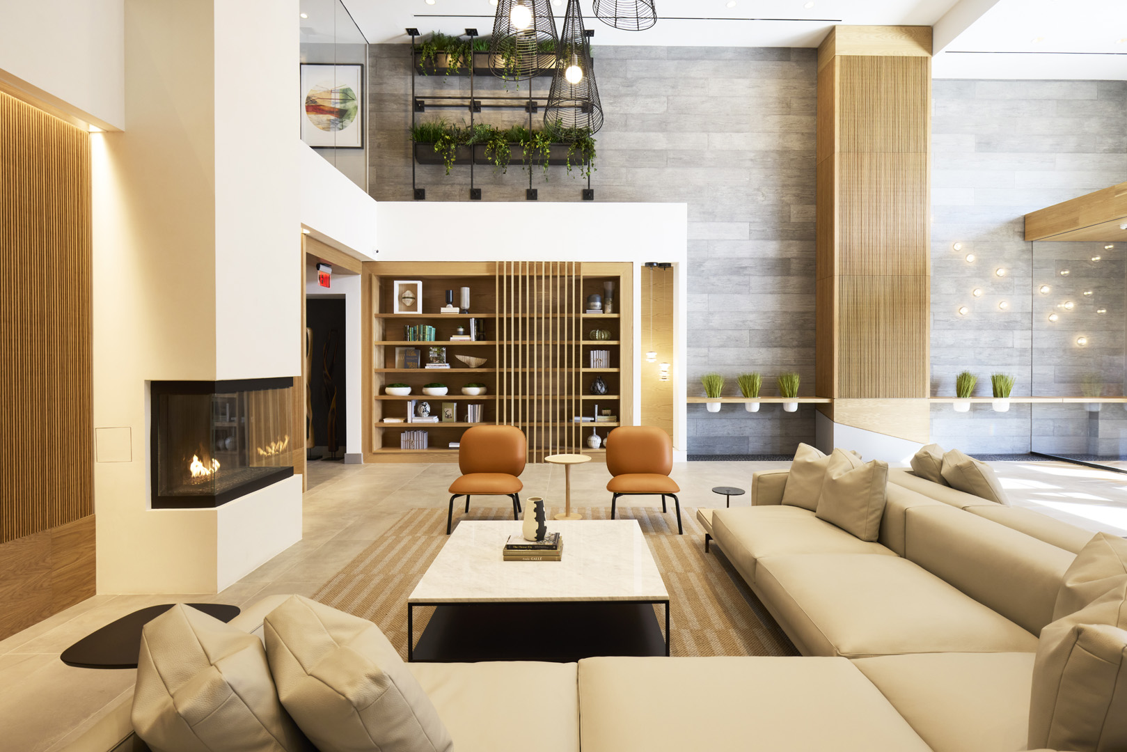 Carlyle Crossing: Reese Tower — interior view 1