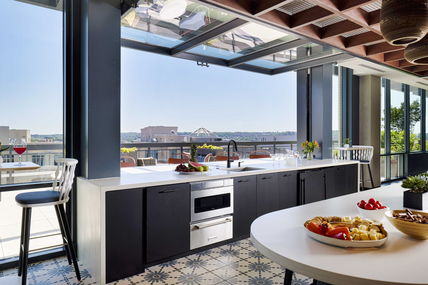 Meridian On First, Phase II — interior detail