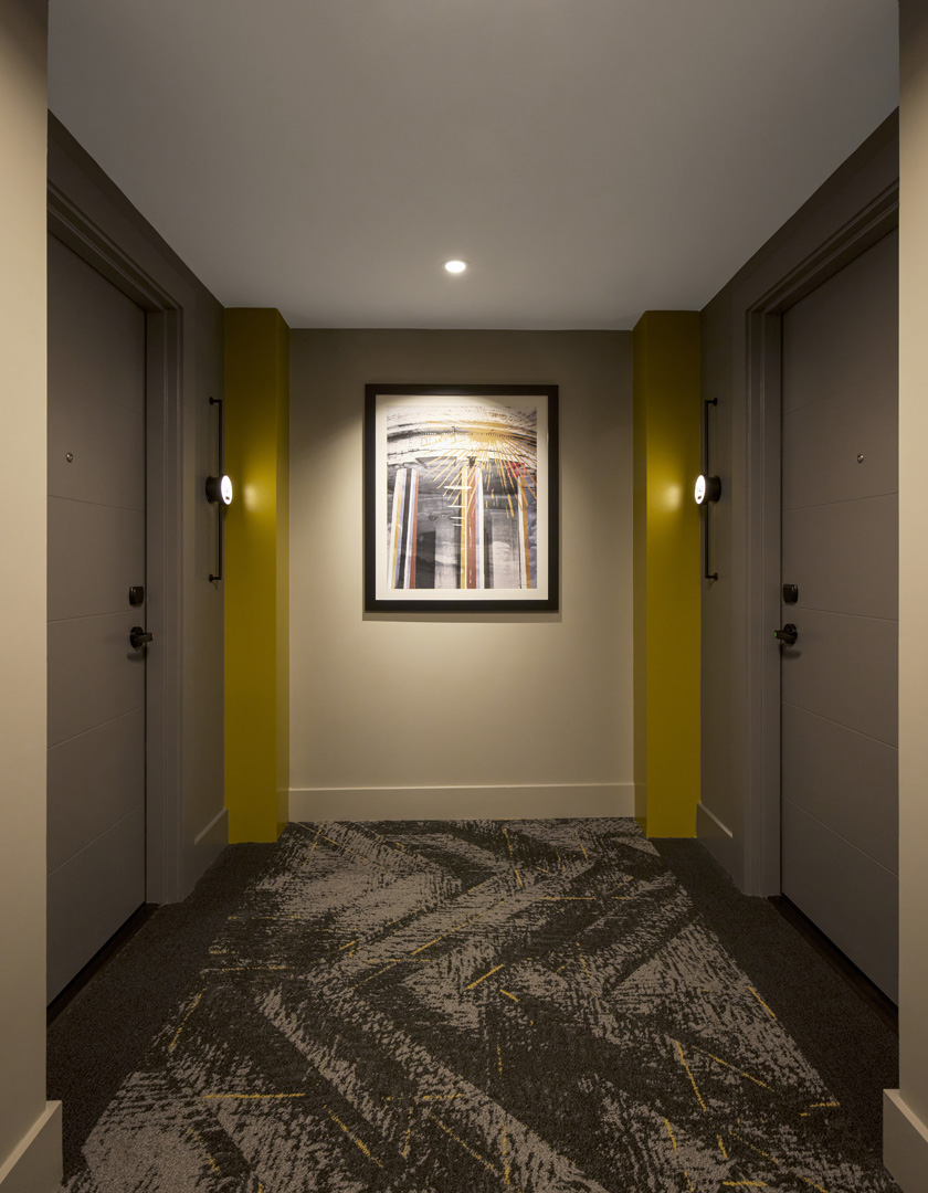 Meridian On First, Phase II — interior detail