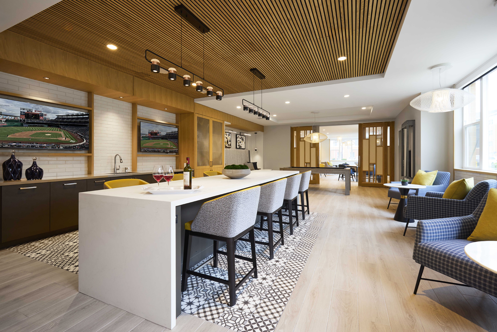 Belmont at One University — interior view 4