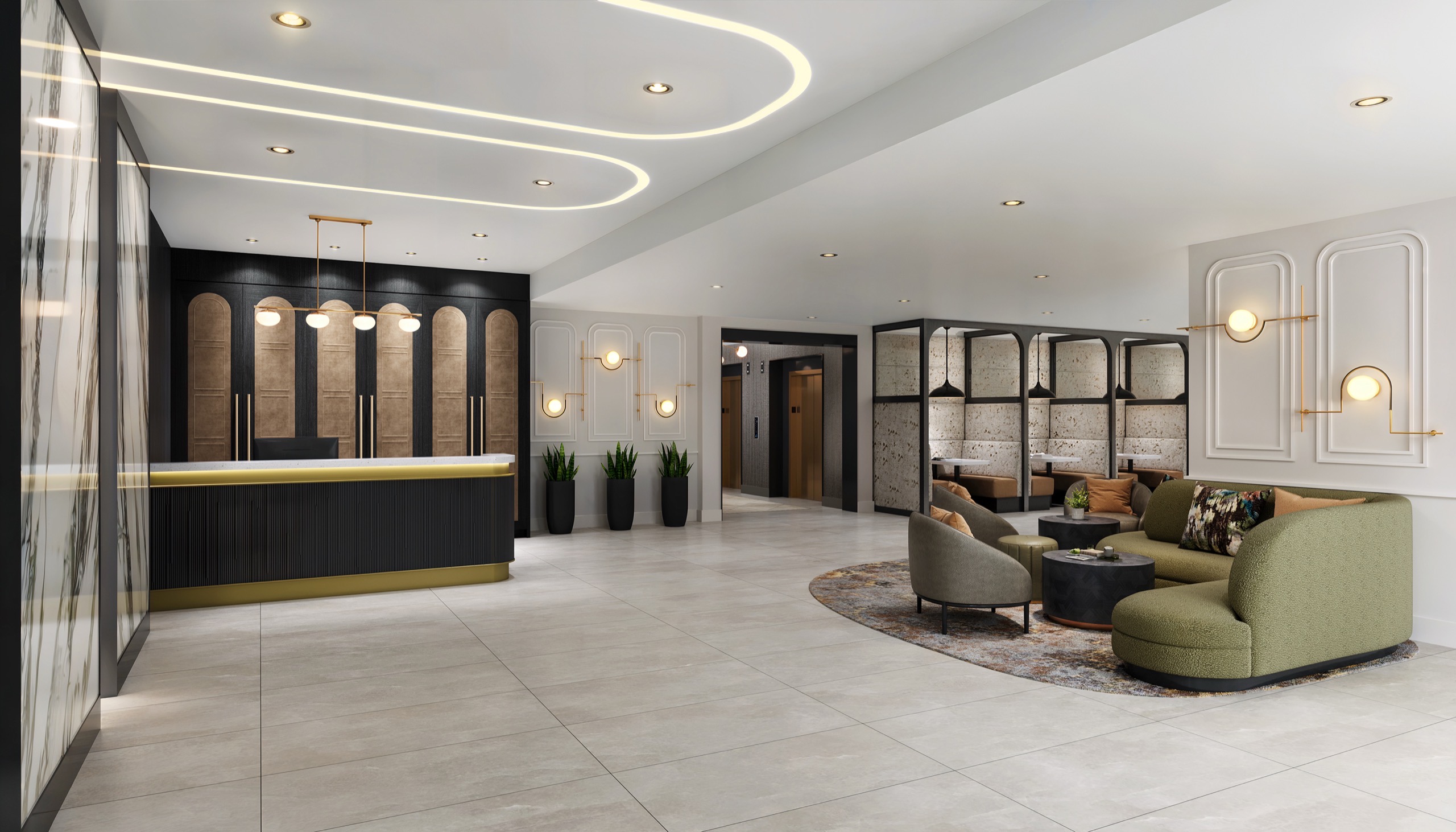 Meridian at Eisenhower — interior design by Hartman Design Group