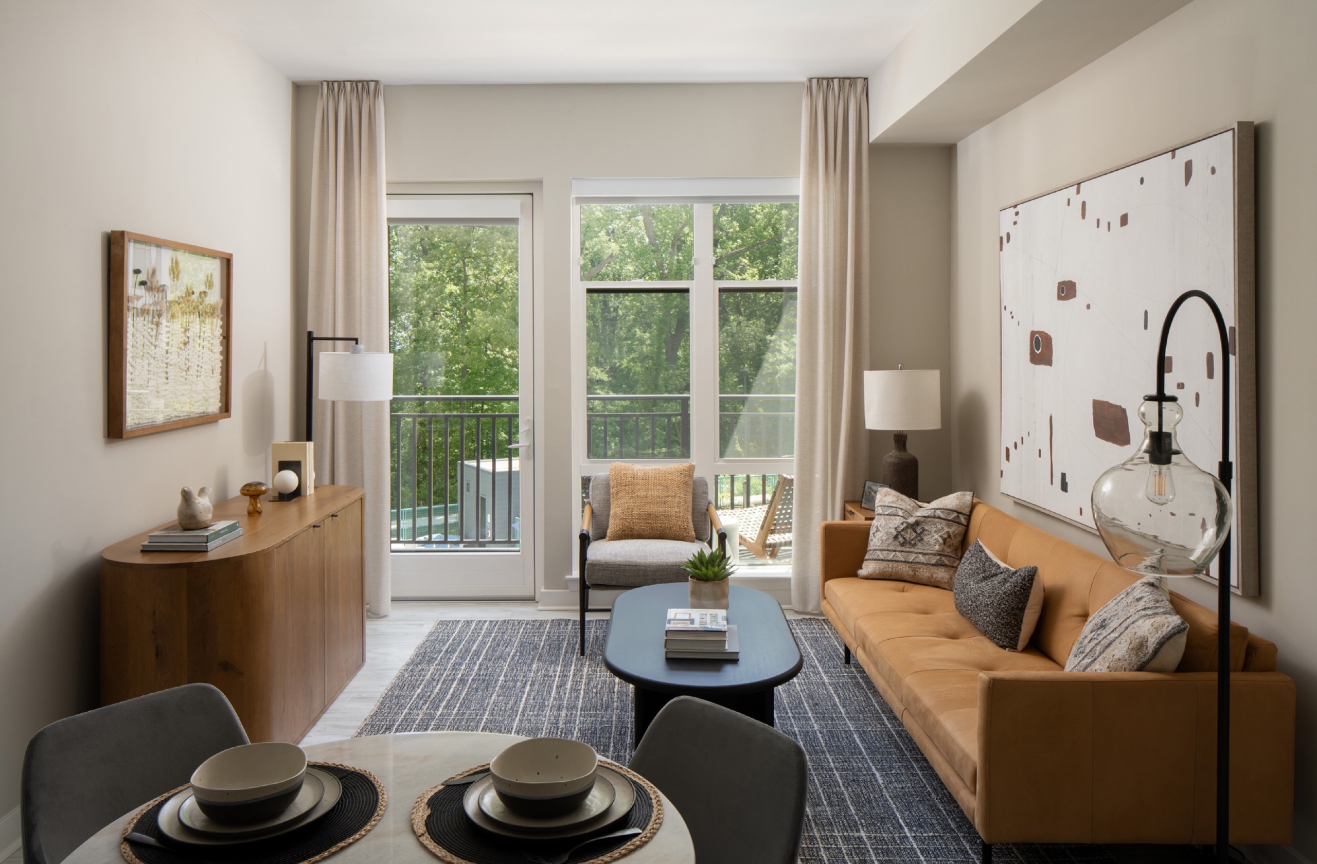 Aventon Huntington Station Model Home — interior design by Hartman Design Group