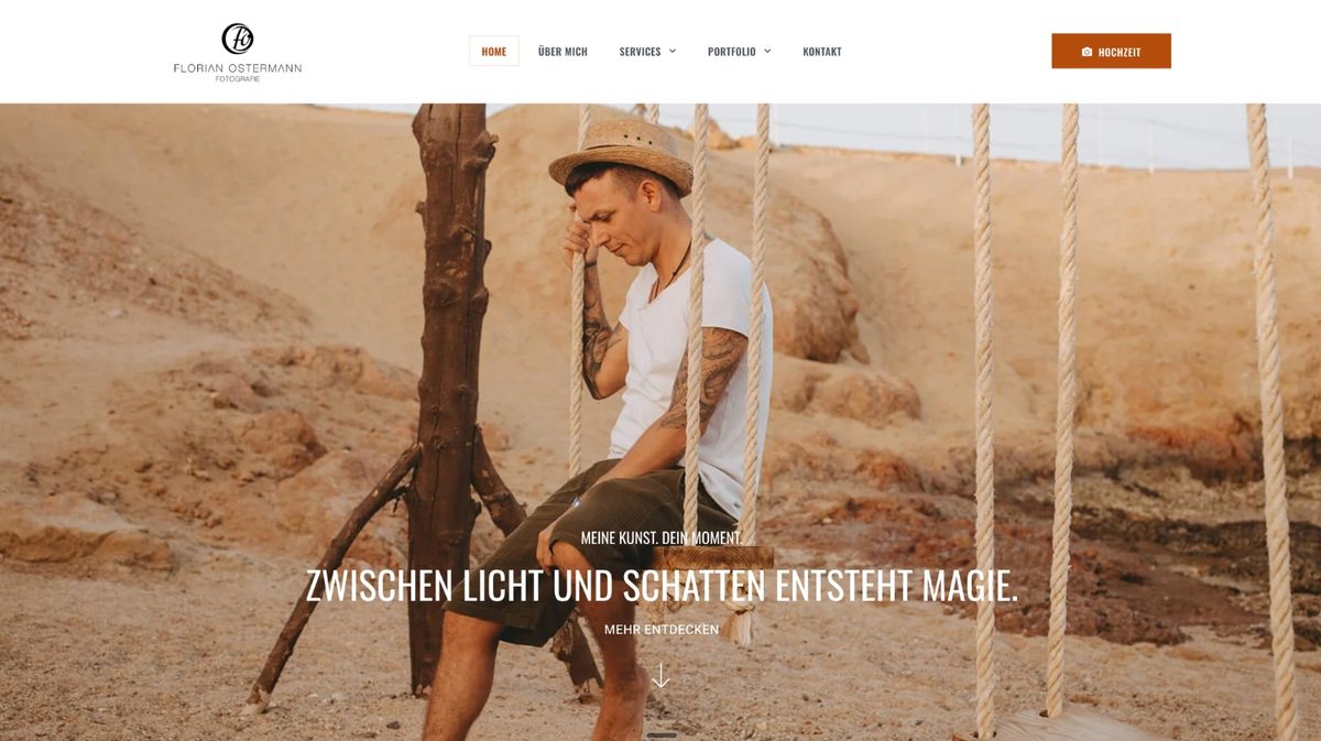 Website von Fotografie Ostermann