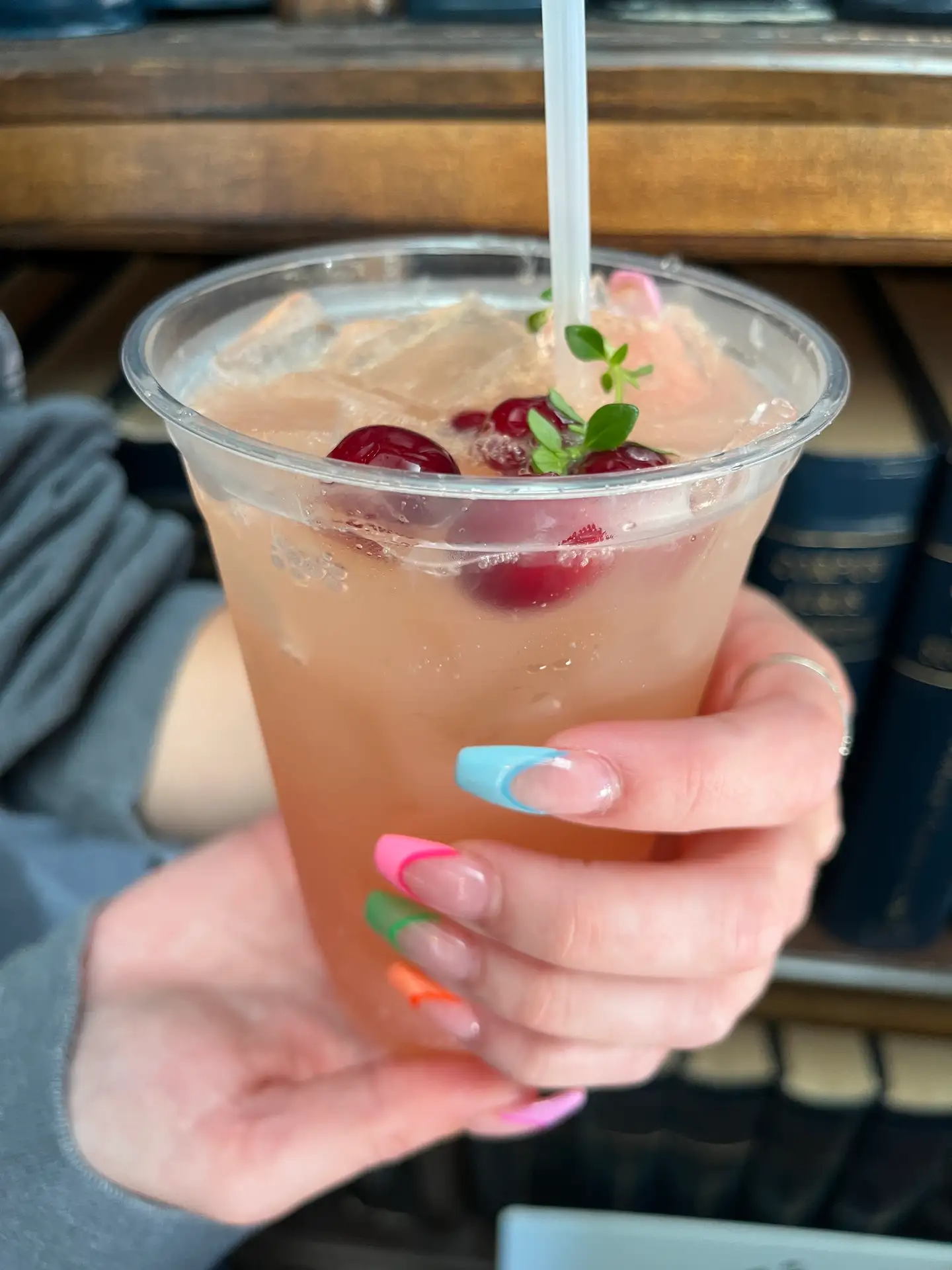 Cranberry Lemon Seltzer