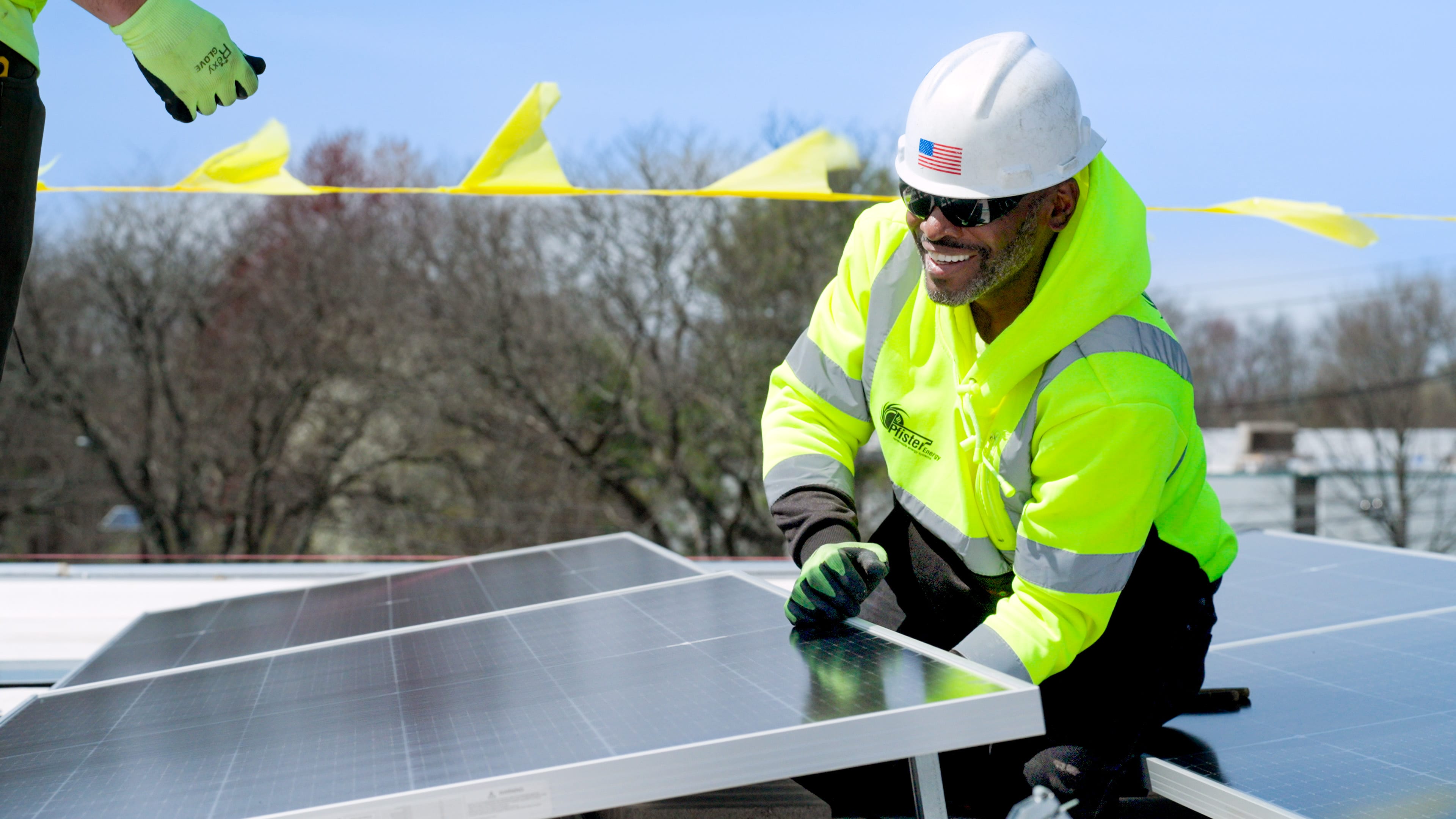 Installing solar panels