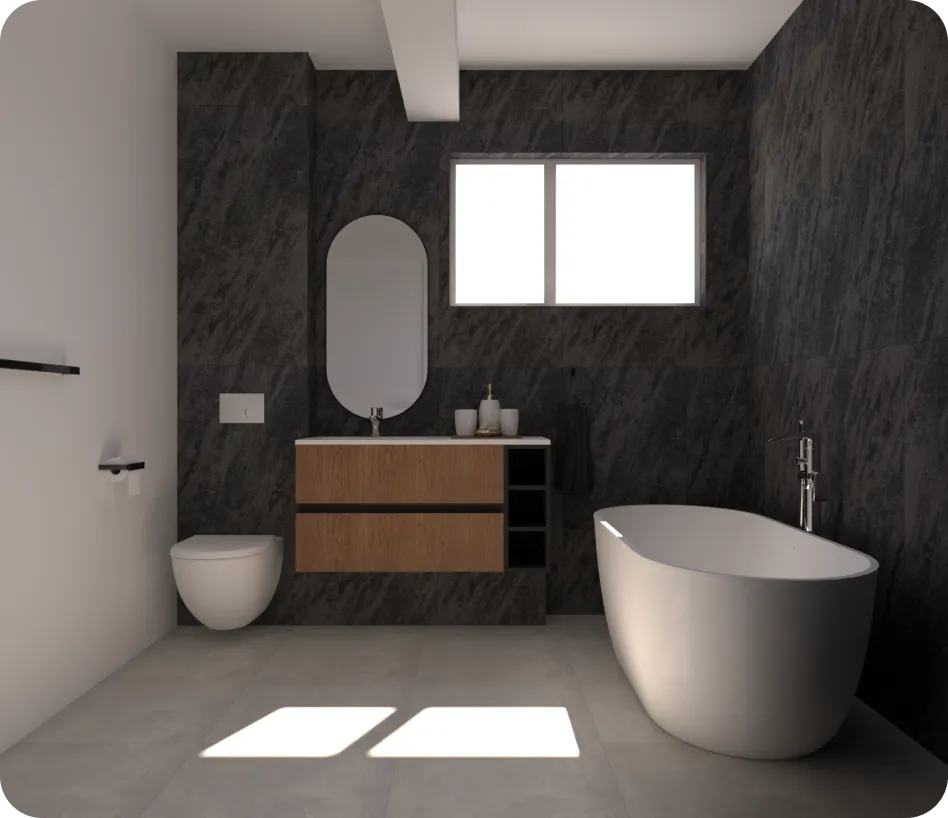 Design of a Spectra Studio bathroom interior project