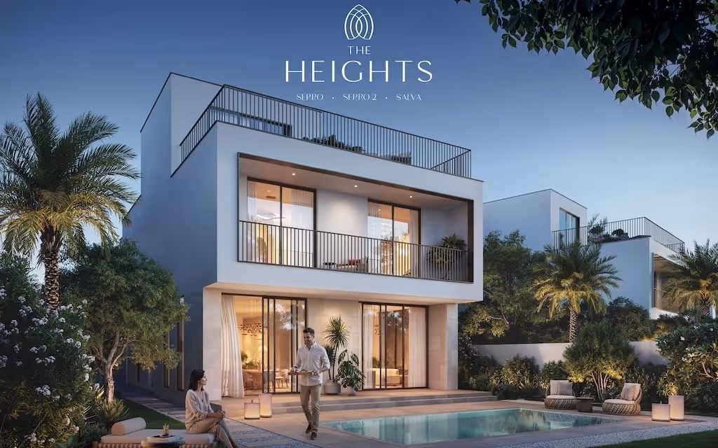 Serro at The Heights is an exclusive villa community by Emaar Properties in Dubai. Featuring luxurious 3-, 4- and 5-bedroom villas in a wellness-oriented green setting, this project offers the perfect combination of nature, comfort and returns.