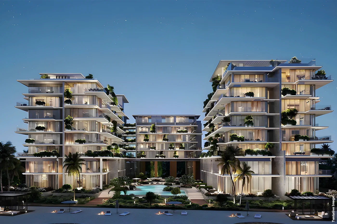 Silena - Aerial view Dubai Islands