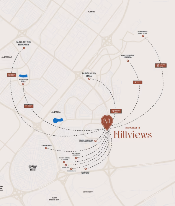 Binghatti Hillviews galerijafbeelding Dubai vastgoed