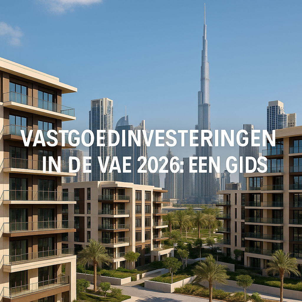 Vastgoedinvesteringen in de VAE 2026: Een Gids projectimpressie Dubai vastgoed