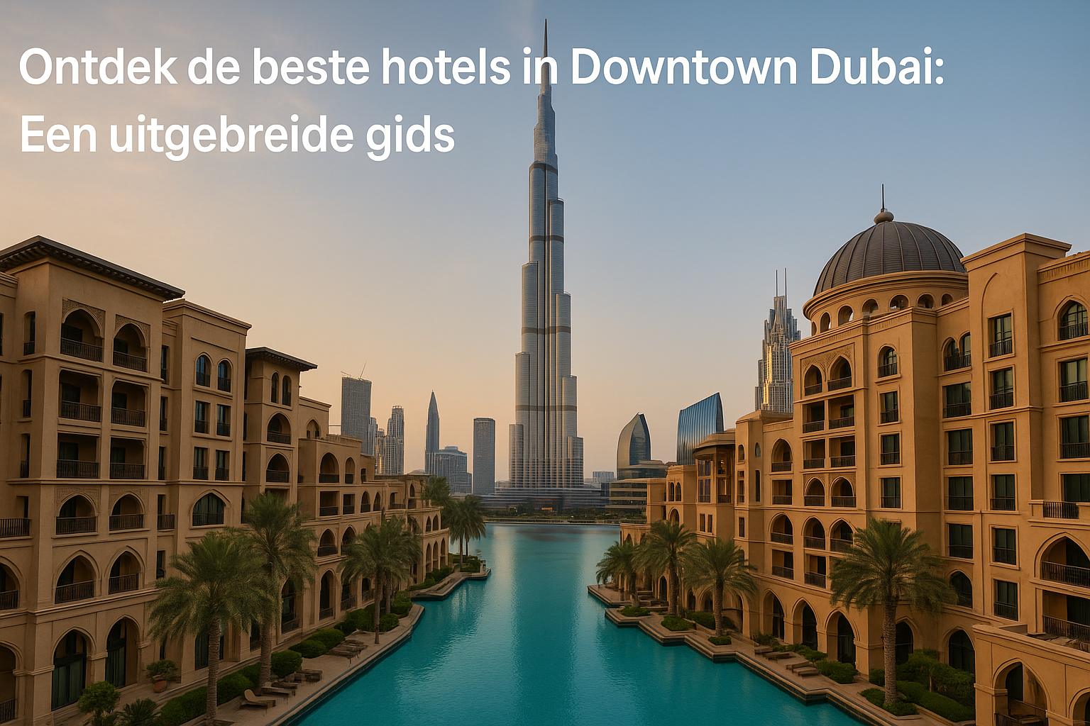Ontdek de beste hotels in Downtown Dubai: Een uitgebreide gids projectimpressie Dubai vastgoed