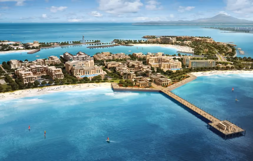 Marjan Islands locatie banner Dubai vastgoed