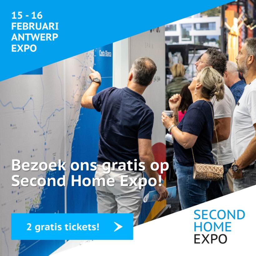 Second Home Beurs Antwerpen 2026 event van Dubai-Property.nl