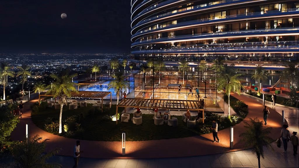 Binghatti Skyflame resort-style amenities