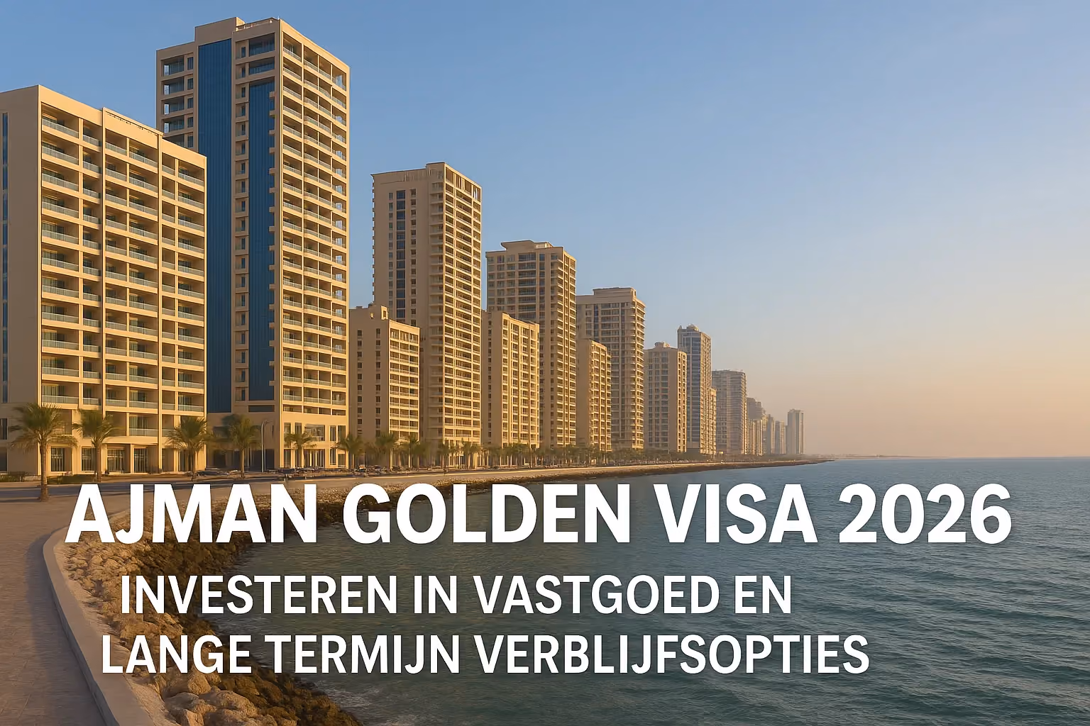 Ajman Golden Visa 2026: Investeren in Vastgoed en Lange Termijn Verblijfsopties Dubai vastgoed