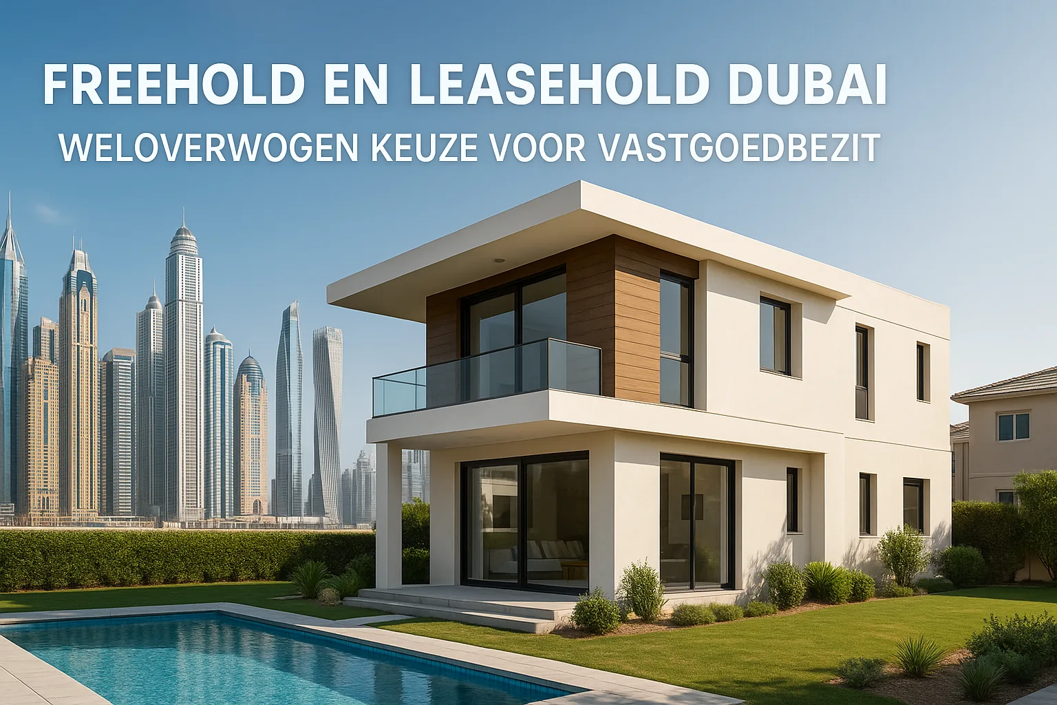 Freehold en leasehold Dubai, weloverwogen keuze voor vastgoedbezit