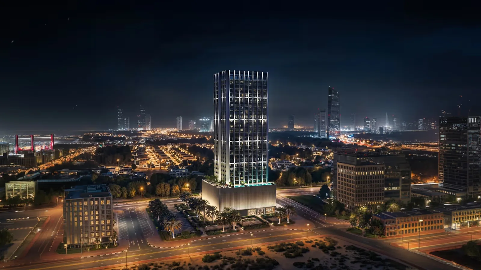 Moderne woontoren in JVC Dubai bij regels voor vastgoed kopen