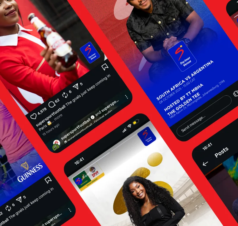 SuperSport social media content design by Artion
