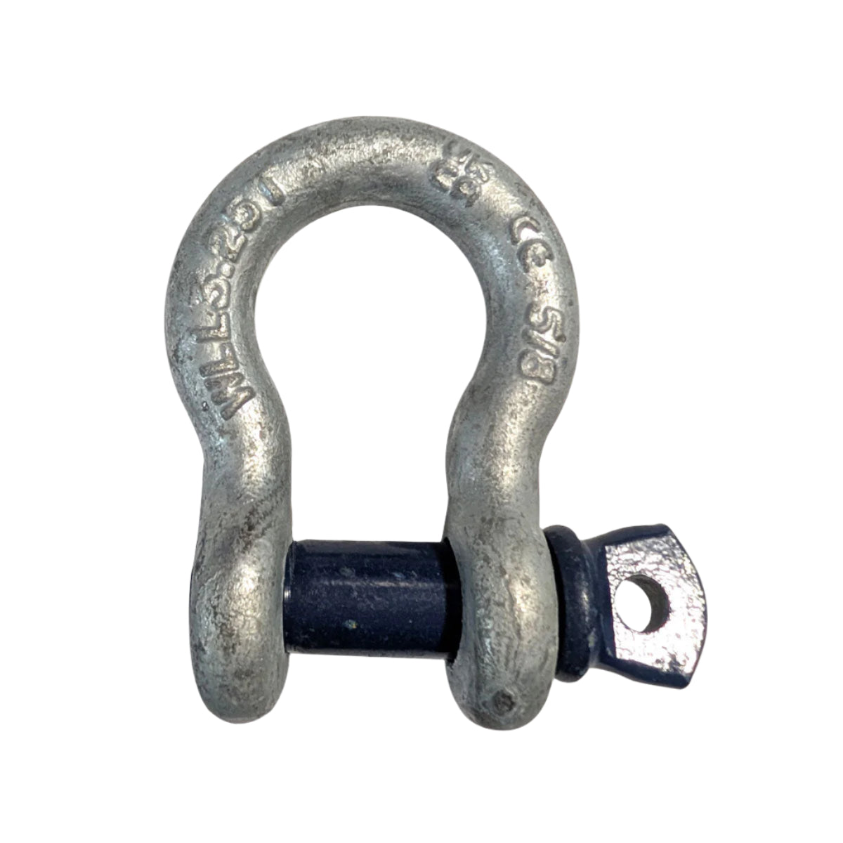 Blue Screw Pin Bow Shackle 5/8" 3.25 Ton