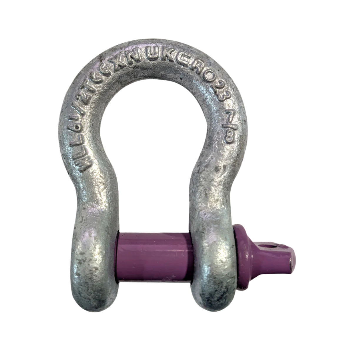 Purple Screw Pin Bow Shackle 7/8" 6.5 Ton