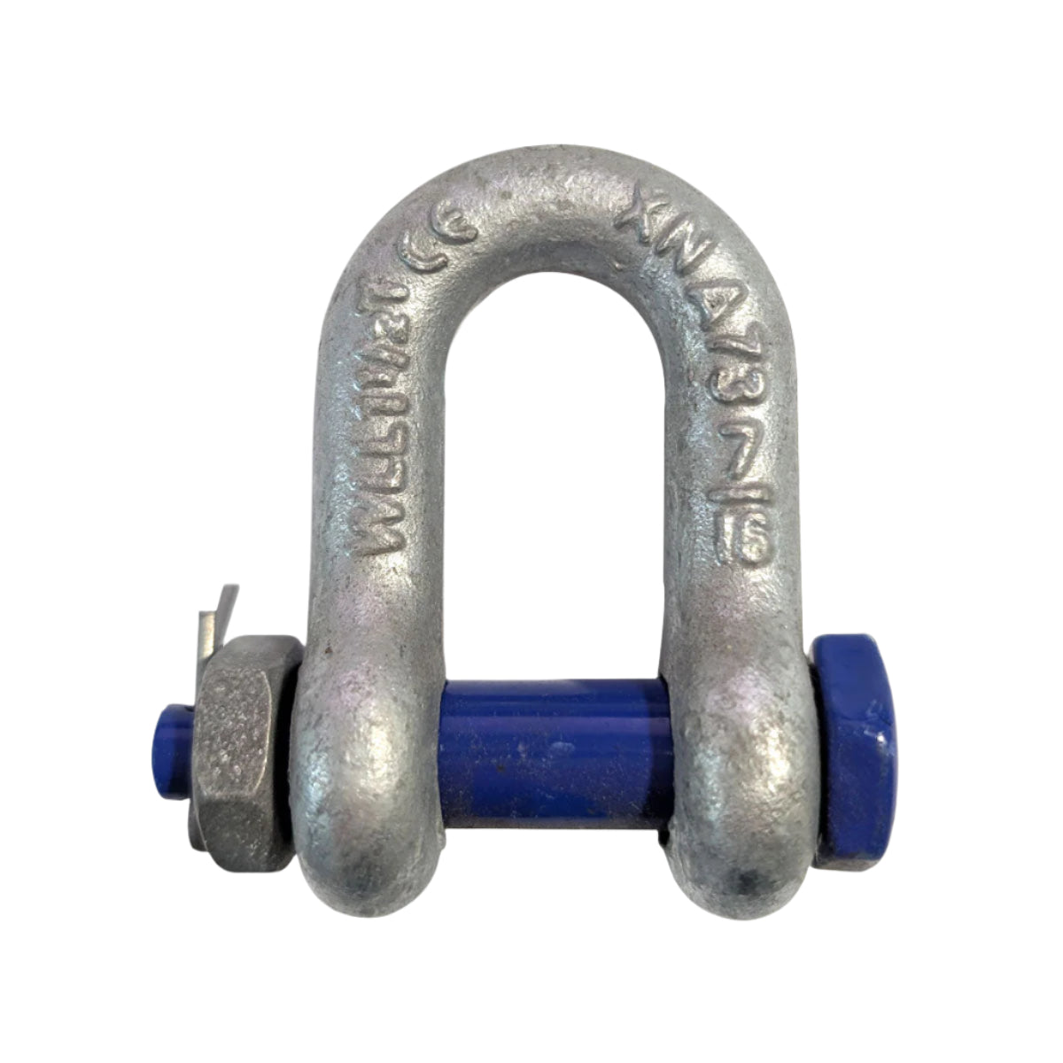 Blue Safety Pin D-Shackle 7/16" 1.5 Ton