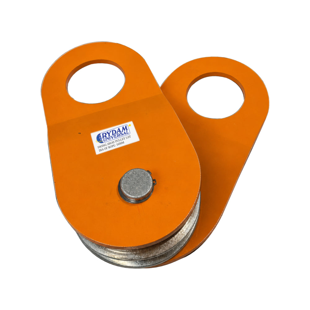 Zinc Plated Swing Away Pulley Snatch Block