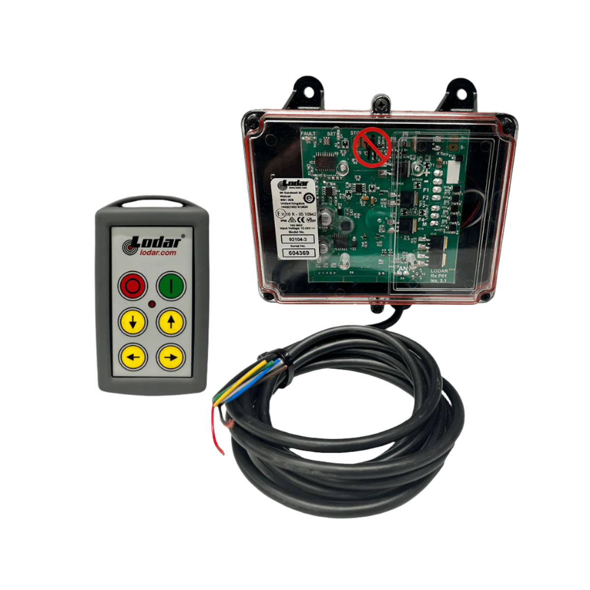 Electric Winch 4 Function Wireless Radio Remote Control Kit