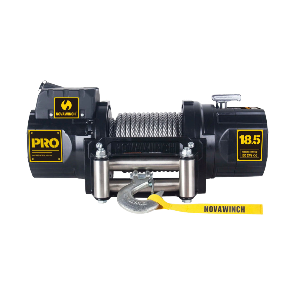 PRO18500 PRO MAX 18,500lb (8.4T) 24V Recovery Truck Winch – 25m Steel Wire Rope