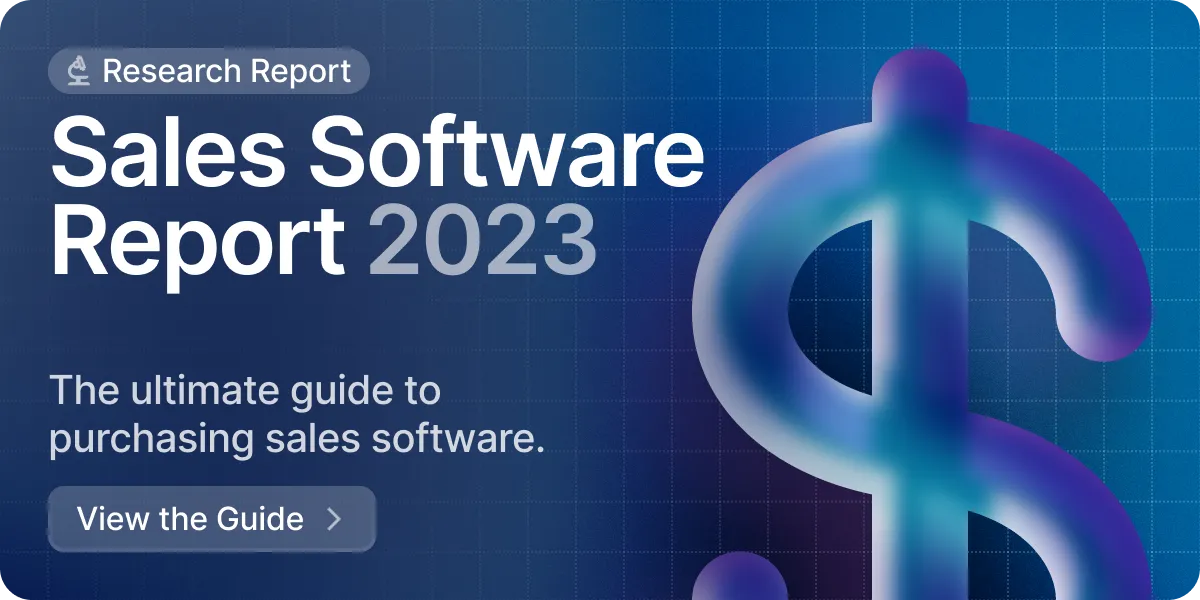 sales software pricing