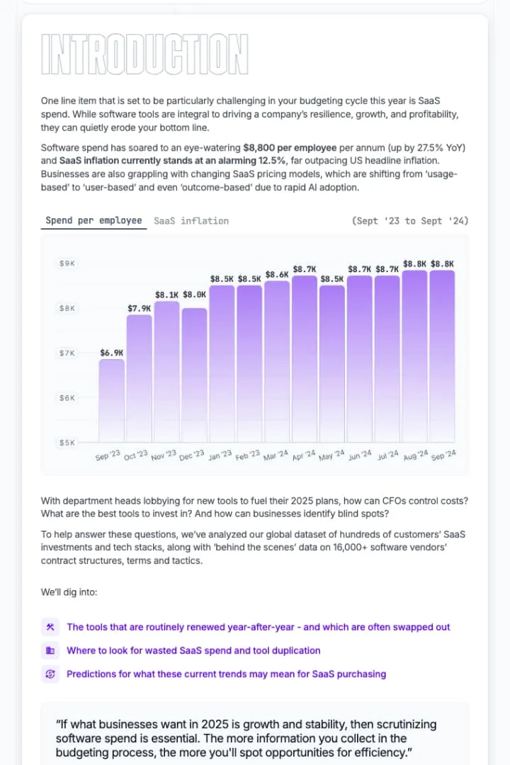 2025 SaaS Budgeting Report