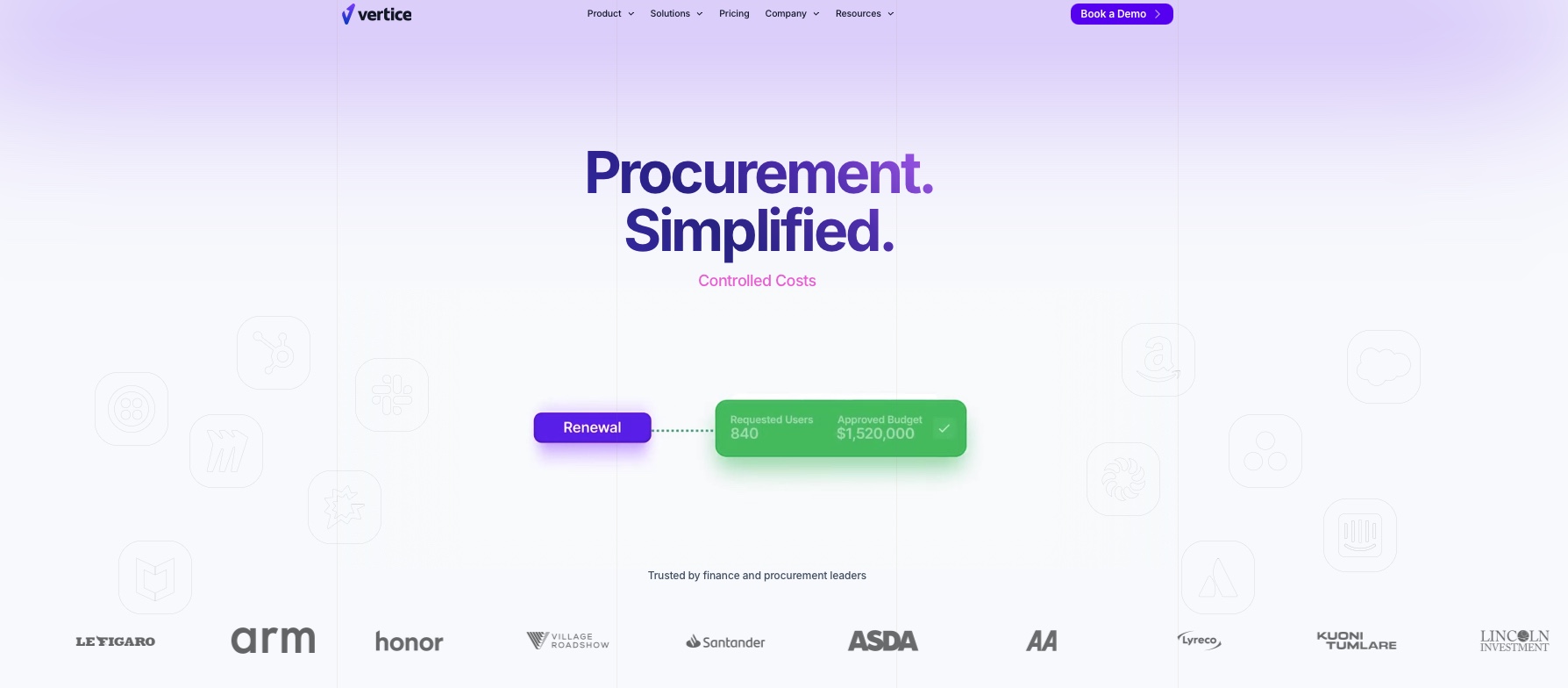 Vertice best SaaS management platform