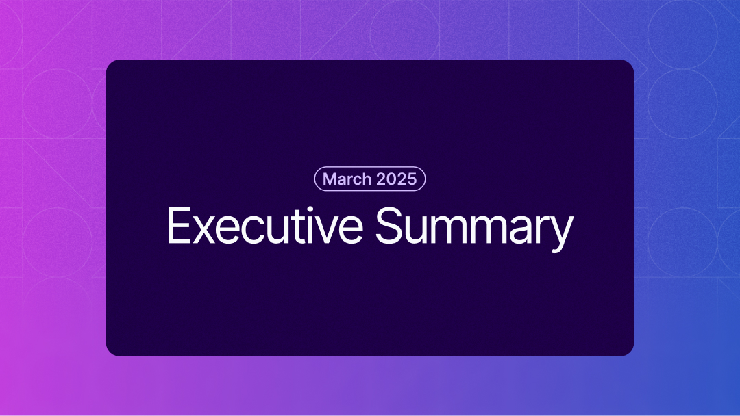 Executive Summary: The monthly overview for the Vertice Community.