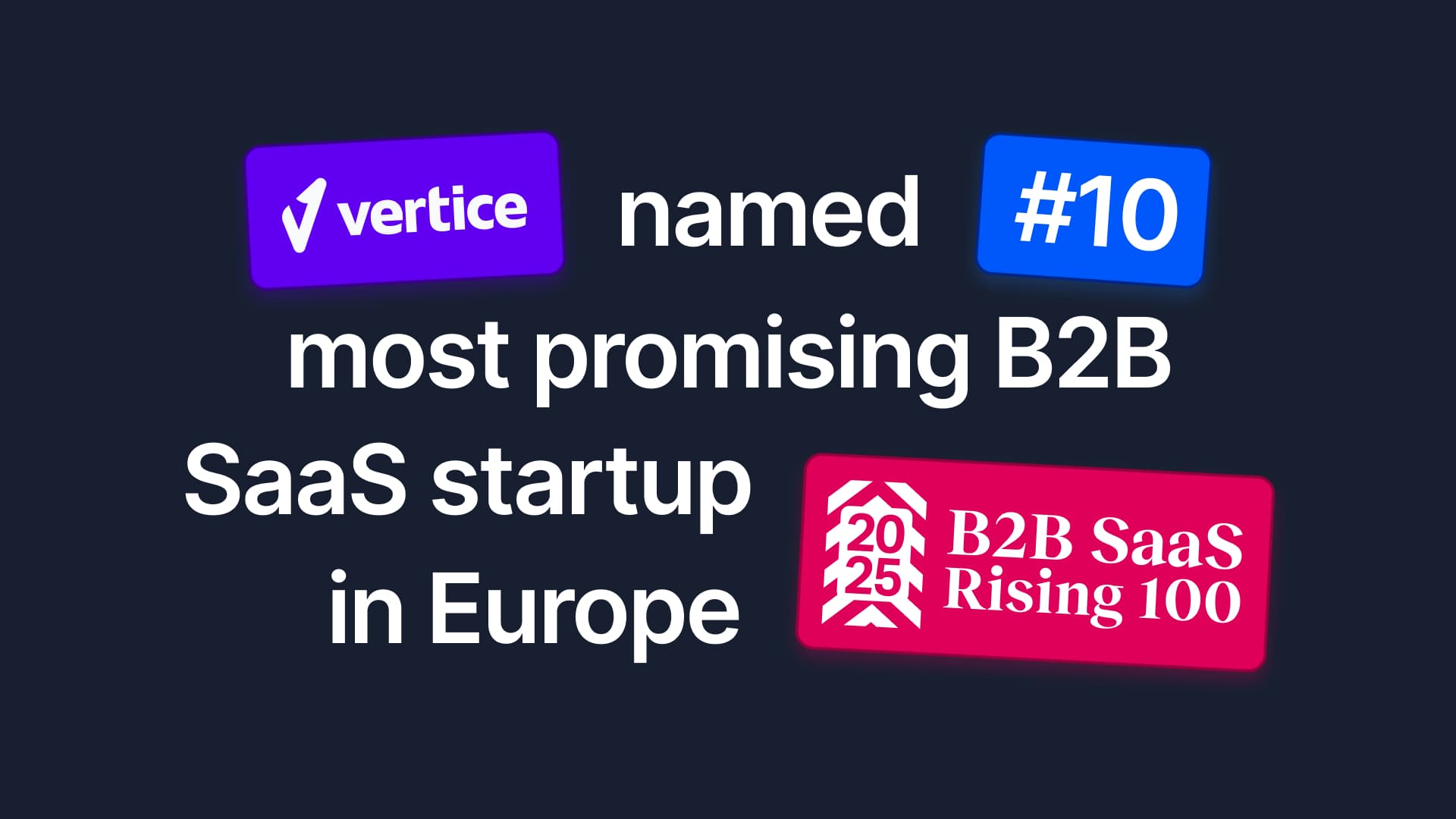 Vertice in the top 10 of the Financial Times’ Sifted ‘B2B SaaS Rising 100’