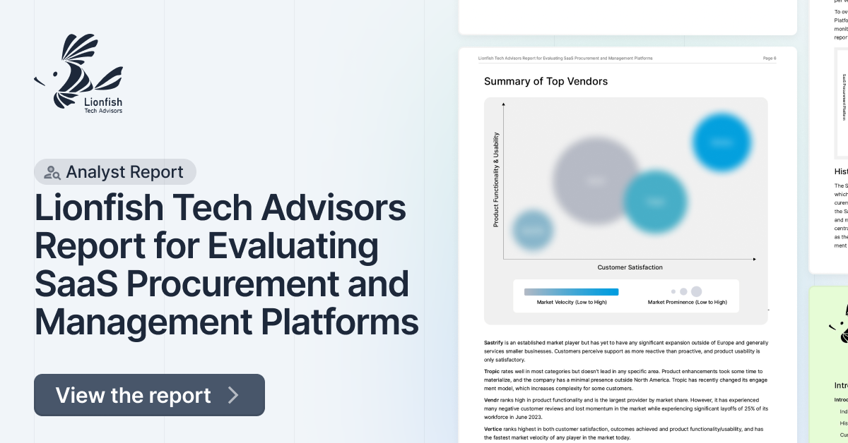 SaaS Procurement Management Platform