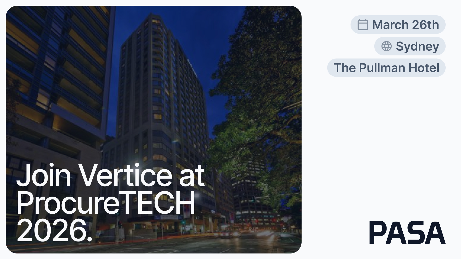 PASA ProcureTECH 2026