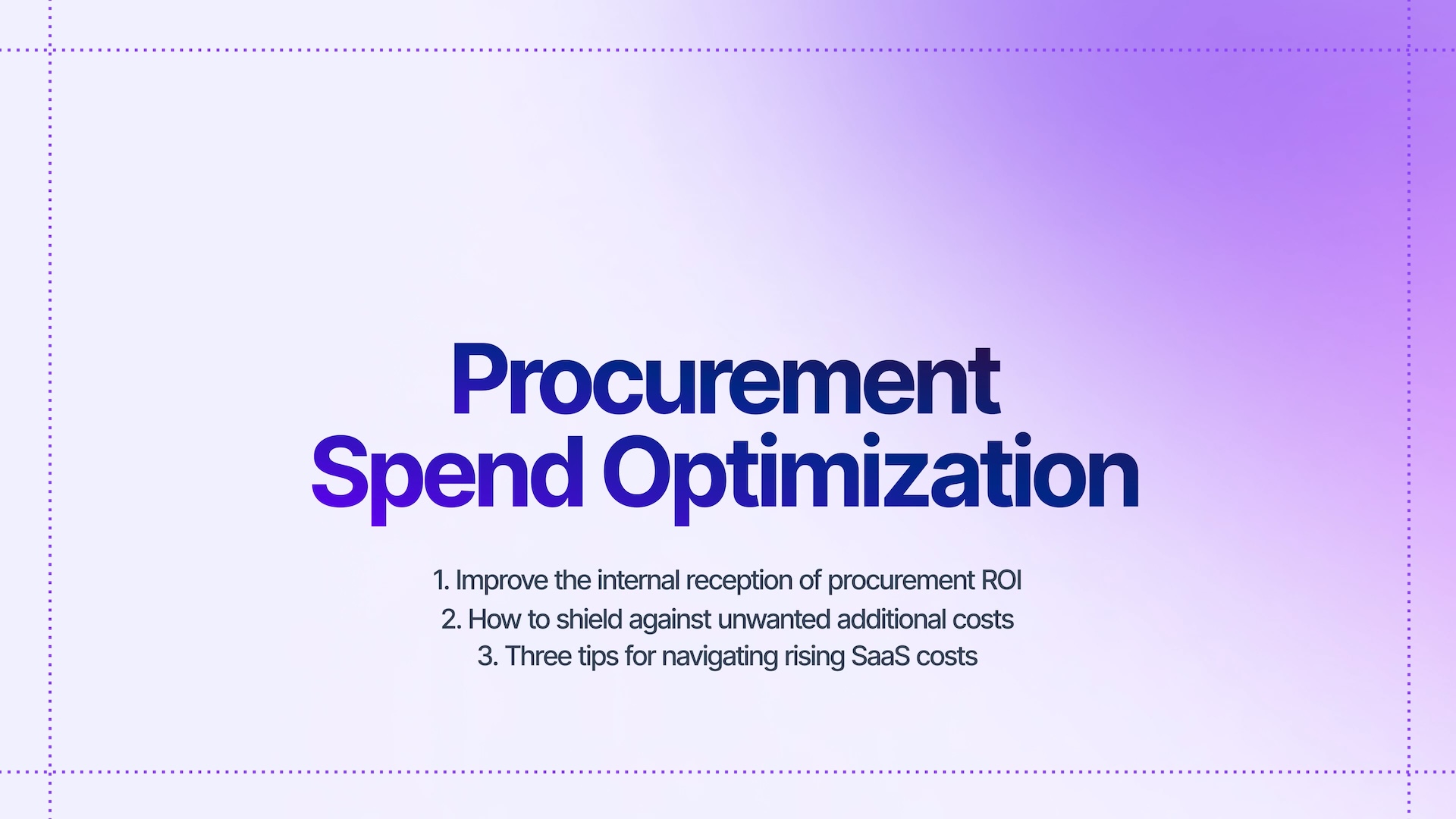 Procurement process pitfalls