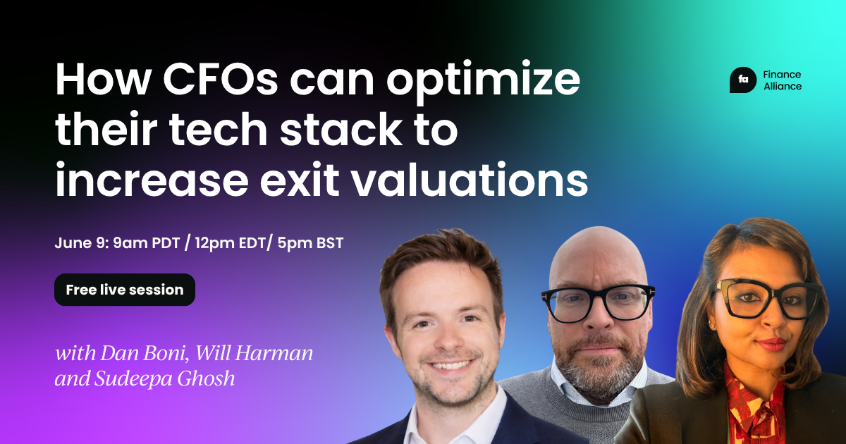 How to optimize your tech stack to increase exit valuations