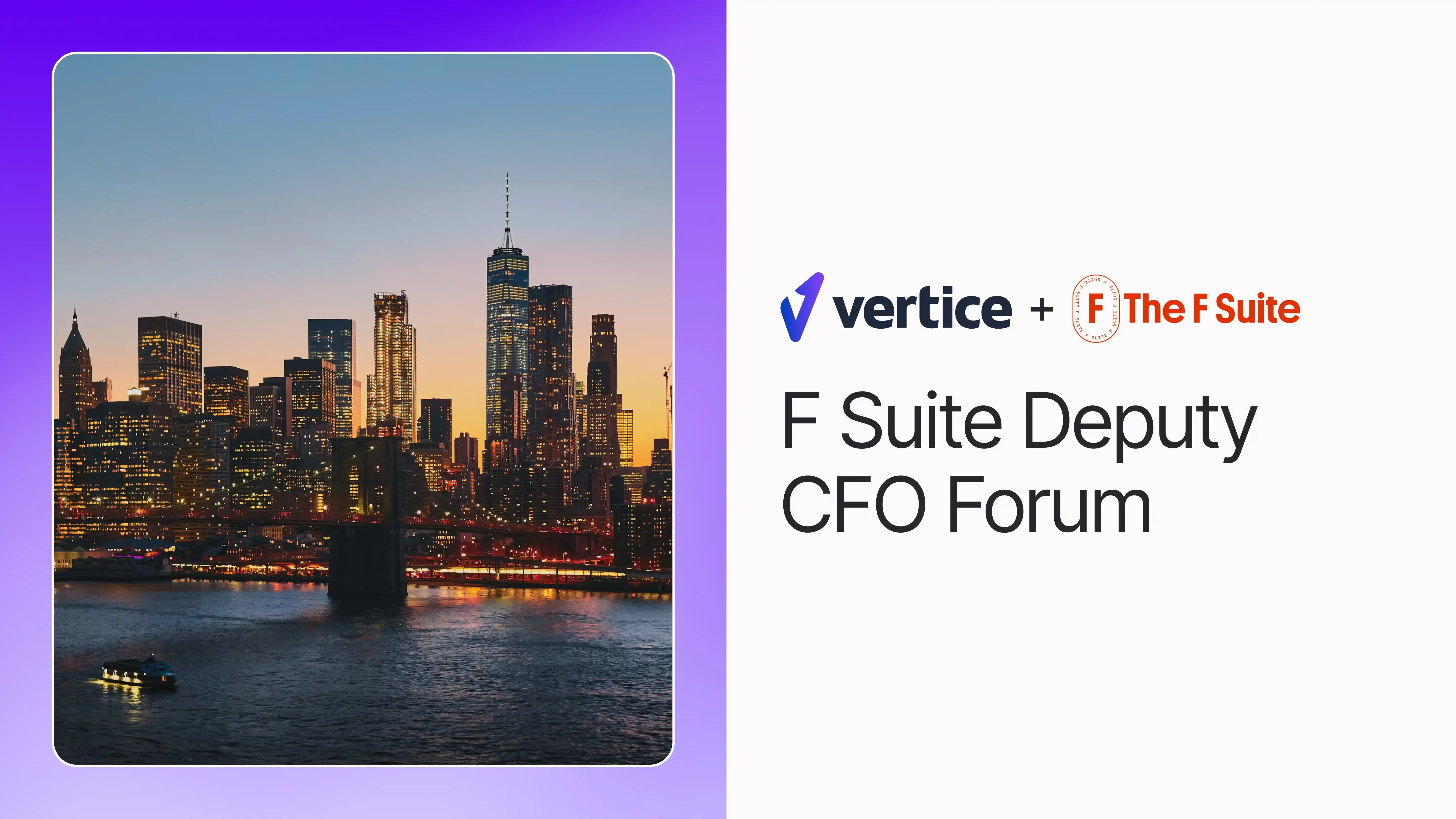 F Suite Deputy CFO Forum
