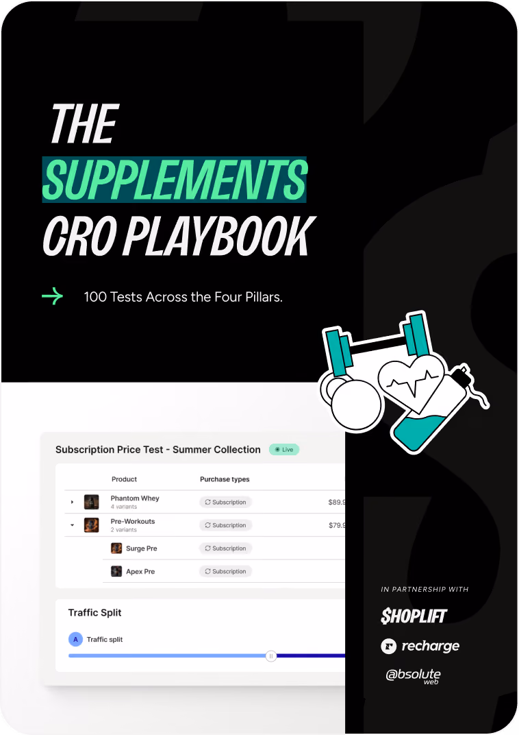 Shoplift's The Supplements CRO Playbook